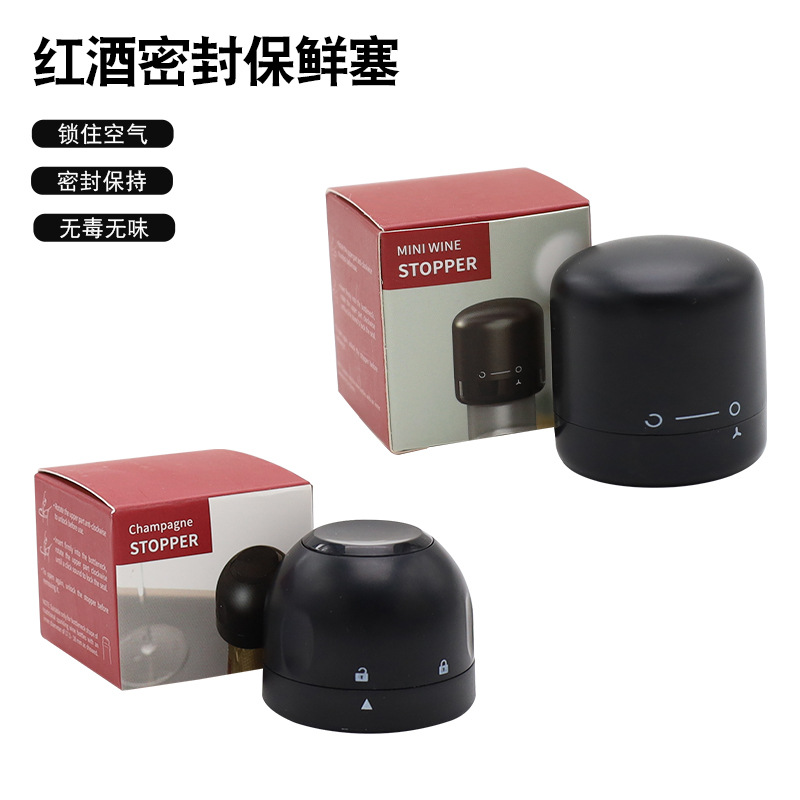 Mini tapón de vino tapón de botella de tapón de vino sellado para el hogar tapón de vidrio creativo