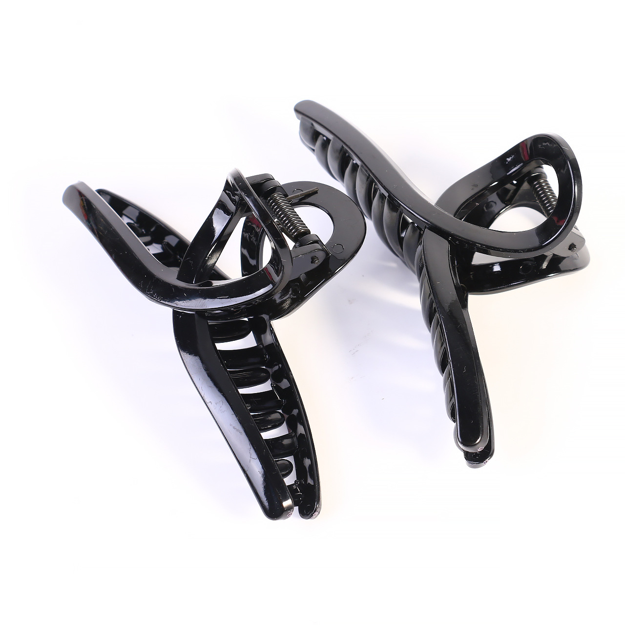 Black Grip Hair Clips Large Medium Small Handmade DIY Hair Barrettes Simple Versatile Back Head Bun Shark Clips Wholesale