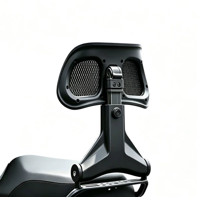 with a lumbar support, designed for — Electric car rear backrest