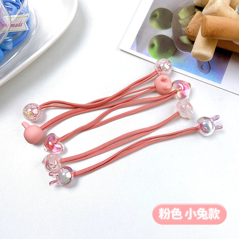 Banda de goma para niños de alta elasticidad no duele el cabello cuerda de cabello largo lindo bebé banda de pelo lazo banda de goma para el cabello tocado accesorios para el cabello