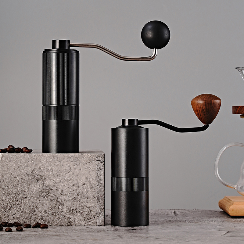 Cross-Border Hand-Cranked Coffee Bean Grinder Hand-Cranked Coffee Machine Cnc420 Steel Core Small Portable All-Metal