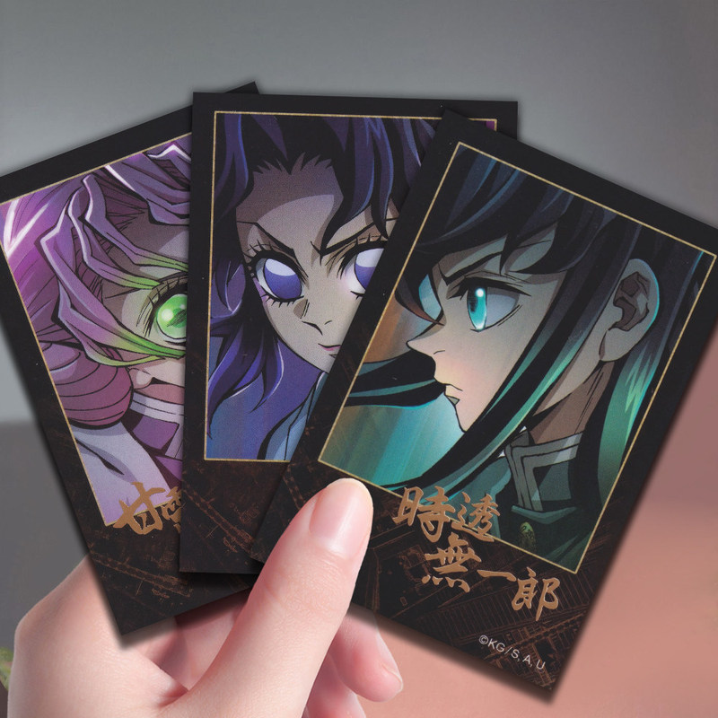 9 Demon Slayer Polaroids, Demon Slayer Merchandise, Single-Person Exquisite High-Quality Self-Made Postcard Collection Cards