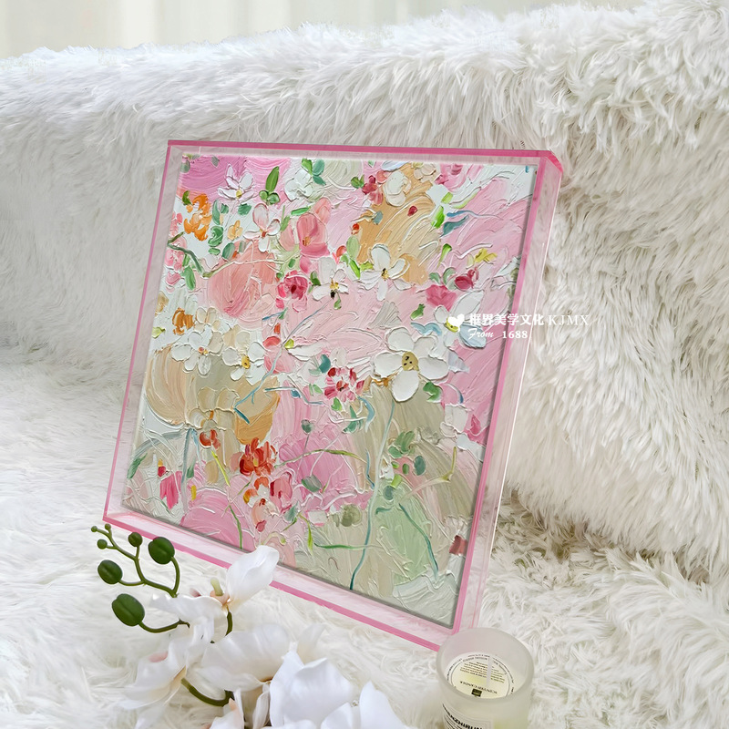Colorful Transparent Acrylic Oil Painting Frame Outer Frame Stereo Oil Painting Work Display Frame Picture Frame Outer Frame Can Be Hung on the Wall Colorful Transparent Acrylic Oil Painting Frame Outer Frame Stereo Oil Painting Work Display Frame Picture Frame Outer Frame Can Be Hung on the Wall