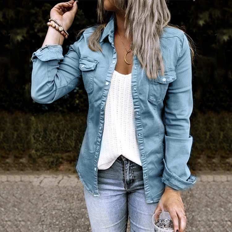 Denim Shirt - Light Blue