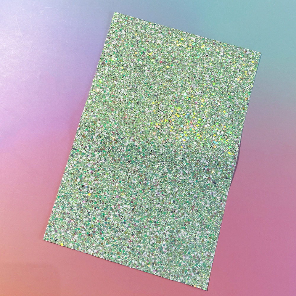 Glitter tela caliente DIY polvo blanco gradiente brillante Glitter cuero brillante Glitter tela brillante brillante image 22