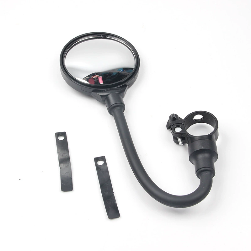 Bicycle Rearview Mirror, Retroreflective, Adjustable Arm, Universal Clamp — 37 cm