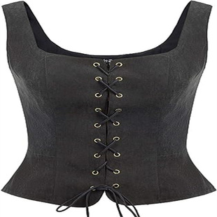 2025 Cross Border Amazon Women's Pirate Renaissance Vest Cosplay Costume Tight
