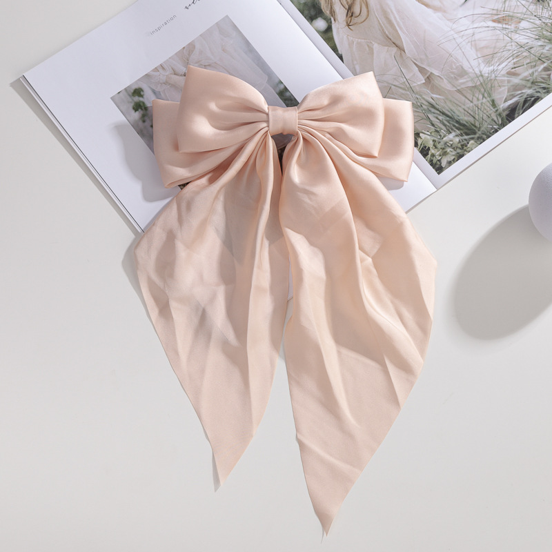 Women's Gender Elegant Sweet Women's Knot Butterfly Bow Knot Cloth Hair Clip
