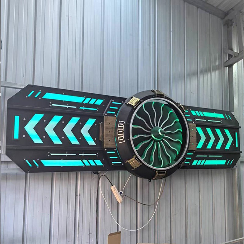 lámpara de módulo de videojuegos de ciudad de videojuegos de pared decoración de luces de internet café módulo de luces ktv pasillo de animación de ciudad de modelado de luces