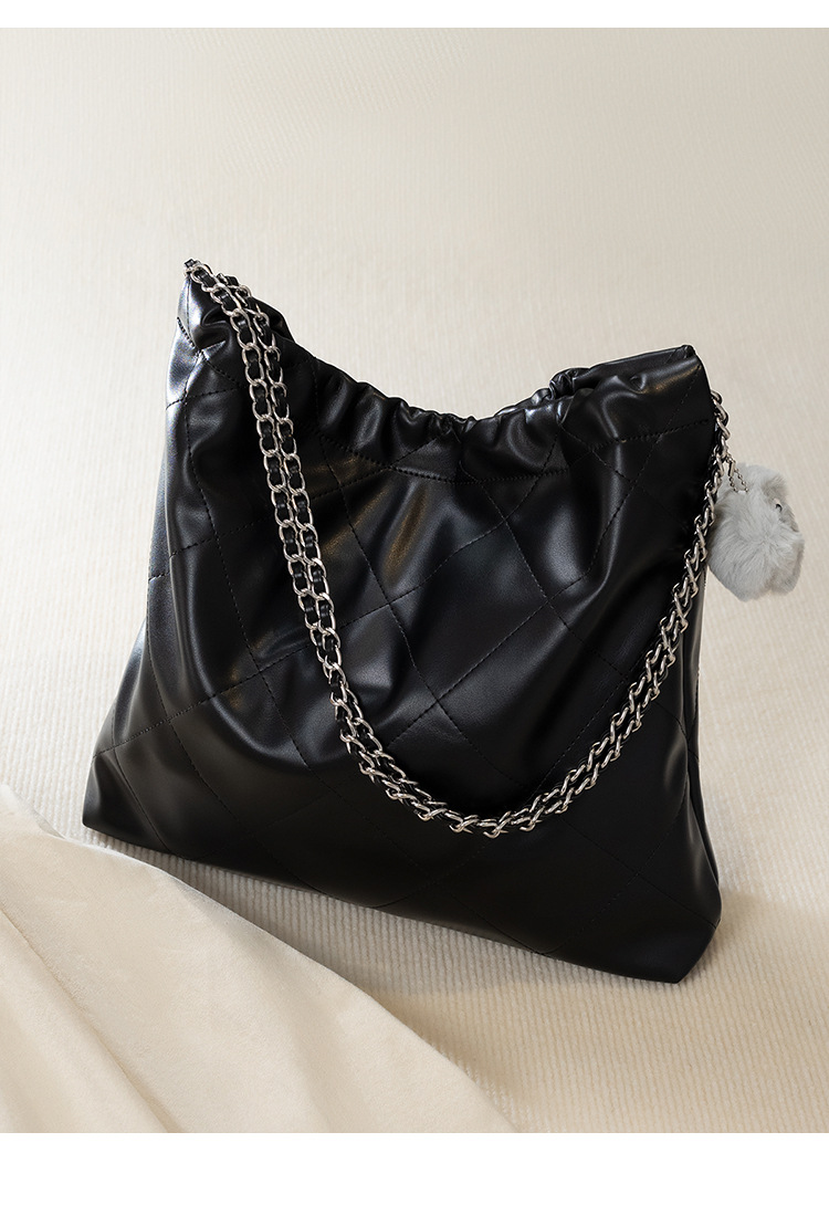 Bestseller: Neue Modell 2026 Tasche, gesteppte Ketten-Schultertasche mit Achselgurt, geräumige Tragetasche_voghion.com