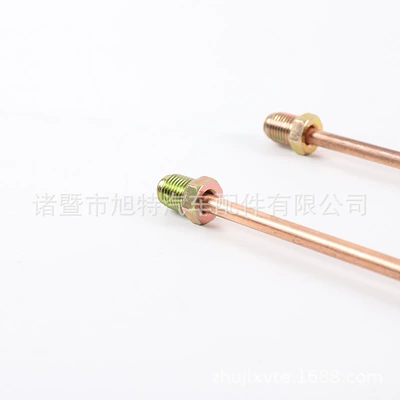 Tubing brake pipe copper plated