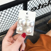 Short universal earrings from pearl, internet celebrity