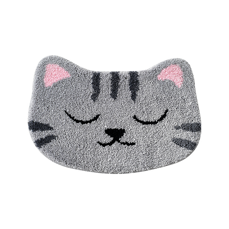 Fuente de fábrica de dibujos animados alfombra antideslizante puerta de entrada alfombra de puerta sucia alfombra alfombra de baño alfombra doméstica alfombra de floquete