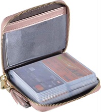 J 35124 PU Leather Anti Theft Card Holder ������ʿ����