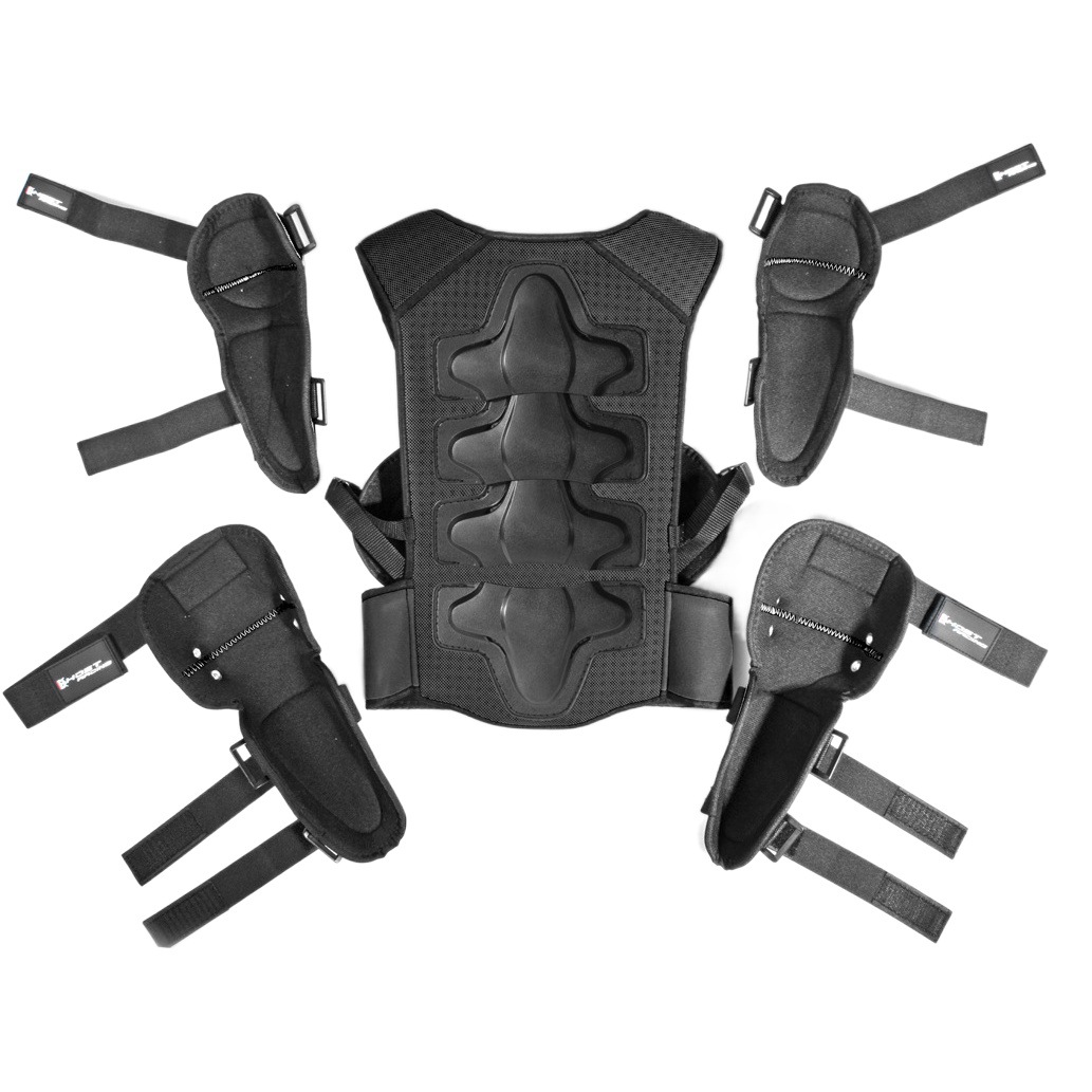 Diablo competencia motocicleta equipo de protección ropa de armadura para niños montar traje de protección deportes rodilleras coderas transpirable resistente a la caída