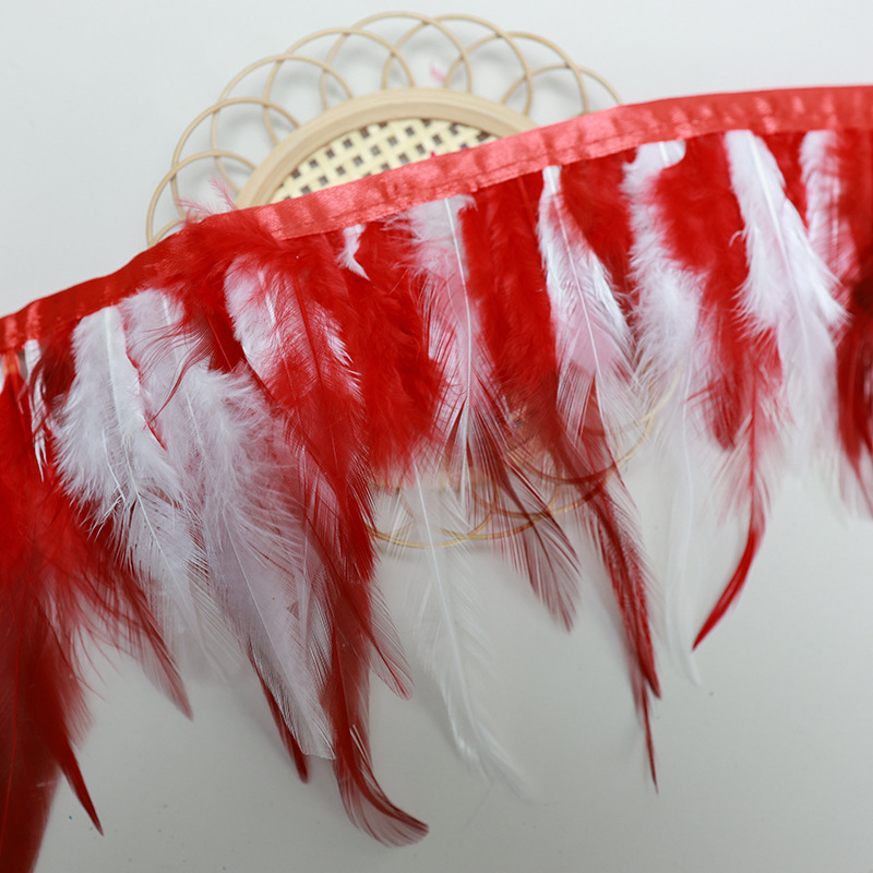 Plumas rojas al por mayor boda jardín de infantes diy plumas hechas a mano pieles de pavo pendientes de plumas de ganso accesorios accesorios de ropa image 65