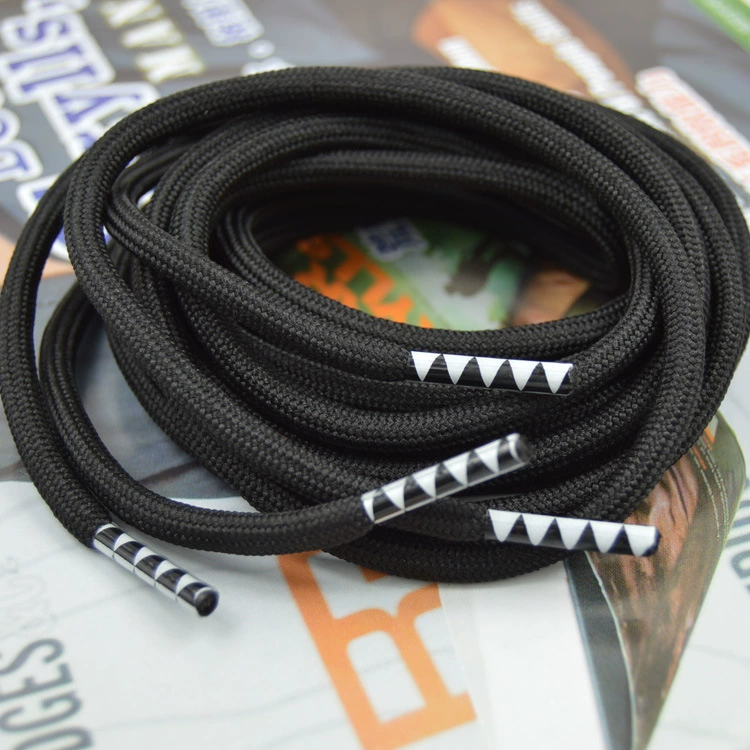 Клиренс высокое качество точность тканые шнурки круглые толстые шнурки спортивные шнурки длинные шнурки черный