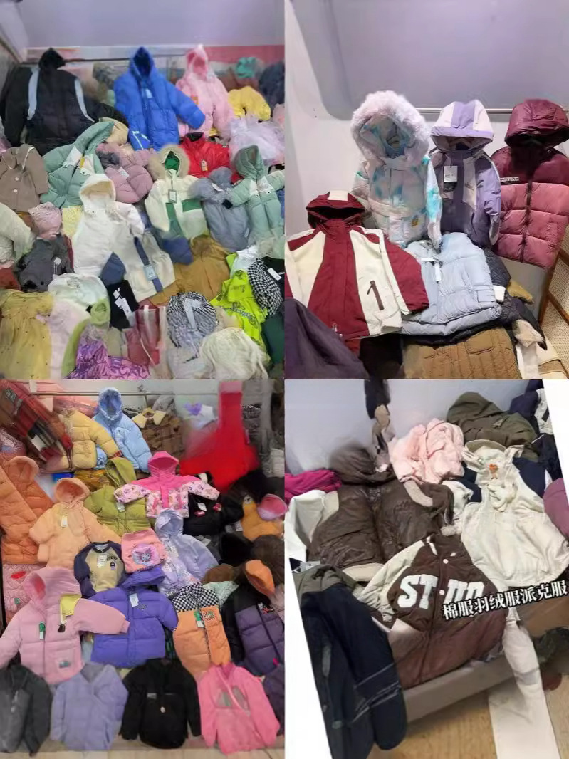 Patpat Kids Sets marca de comercio exterior ropa infantil otoño invierno miscelánea ropa de algodón para niños chaqueta de plumón