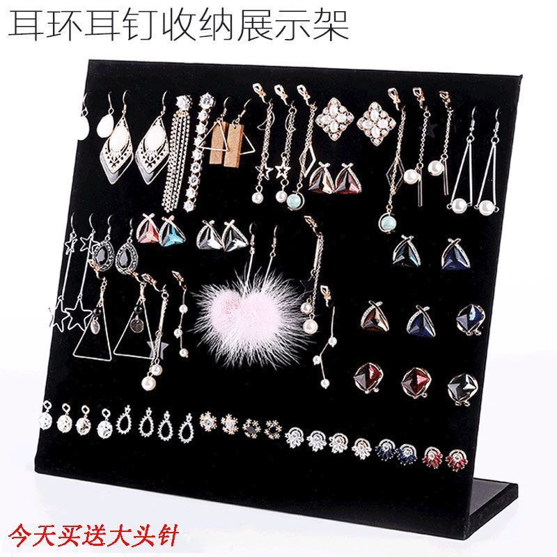 Picture Frame Decor Display Stand Earring Rack Earring Display Board Jewelry Rack Counter Felt Display Stall Display Props