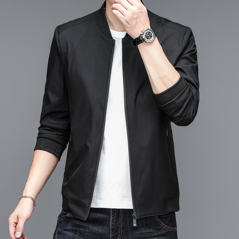 Fashion classic dark flower coat jacket men's 2022 Autumn New temperament outerwear youth jacket tide