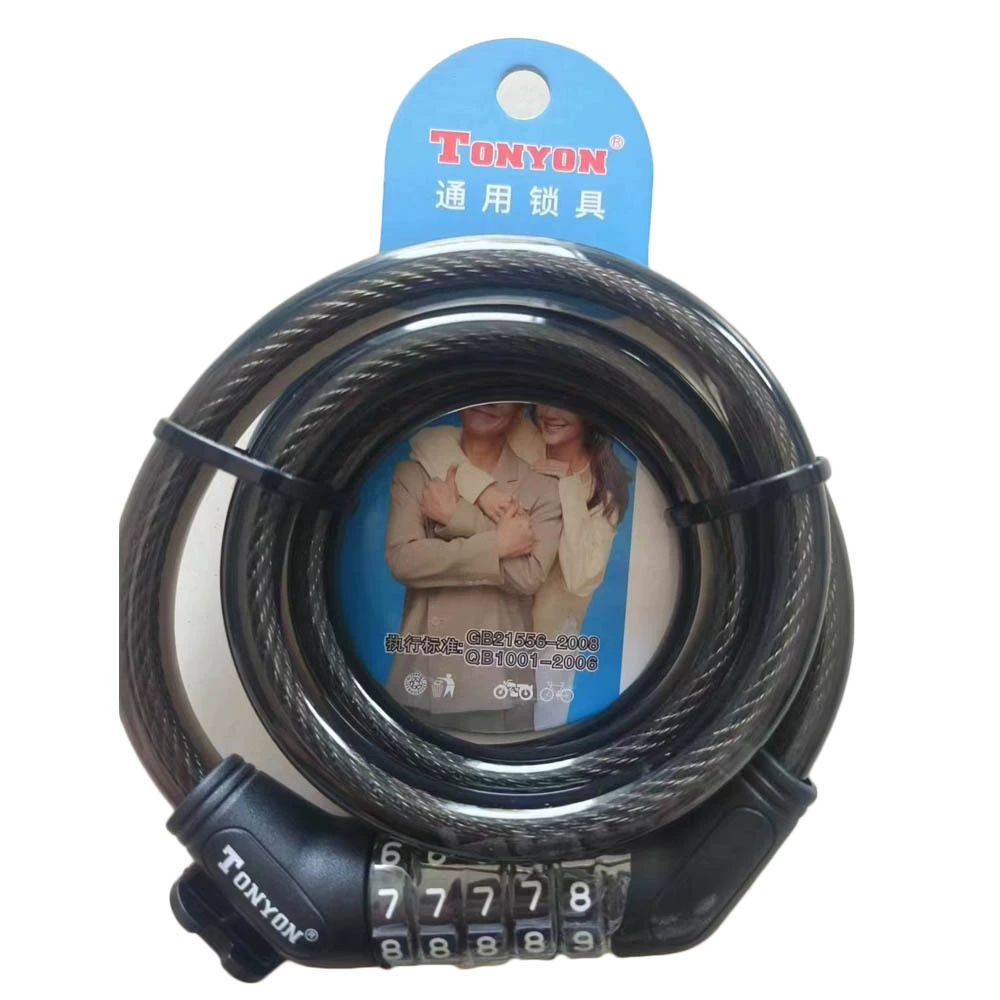 TY5612 Универсальный Велосипедный Замок Противоугонный кодовый замок Пароль проволочный замок Кольцо Замок Горный велосипед снаряжение для верховой езды
