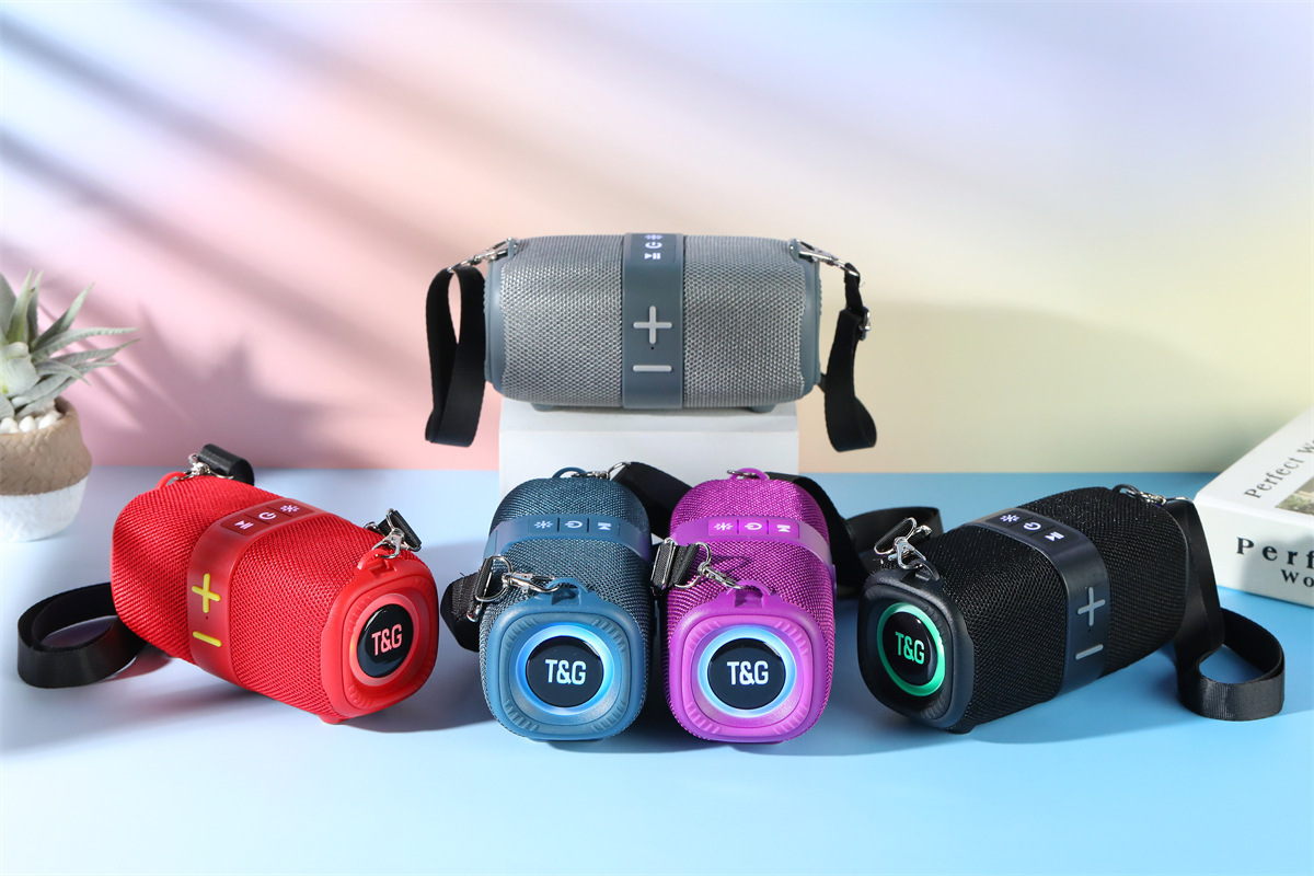 Draagbare bluetooth speaker met led verlichting en tws_voghion.com