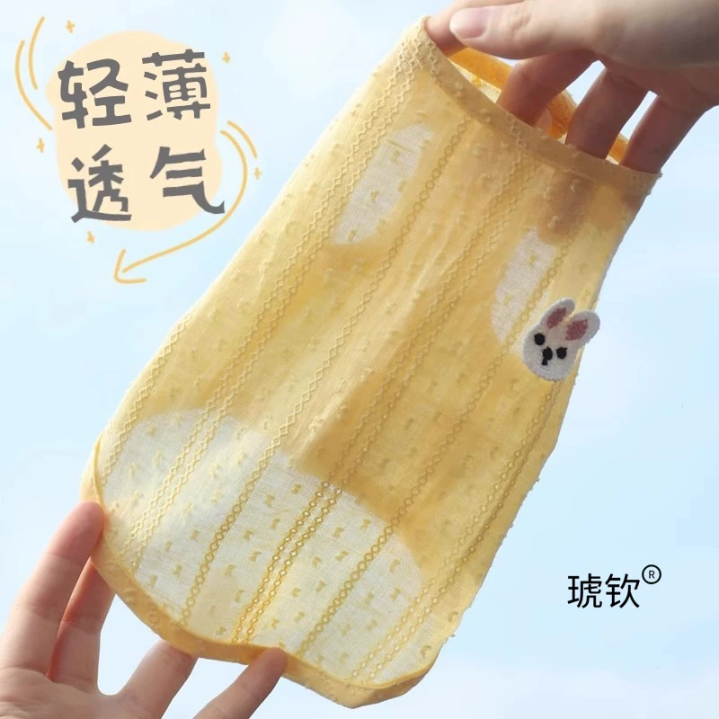 Одежда для кошек, летний тонкий жилет, серебряный градиент, кукла, котенок, домашняя собака, летняя дышащая одежда, не линяет