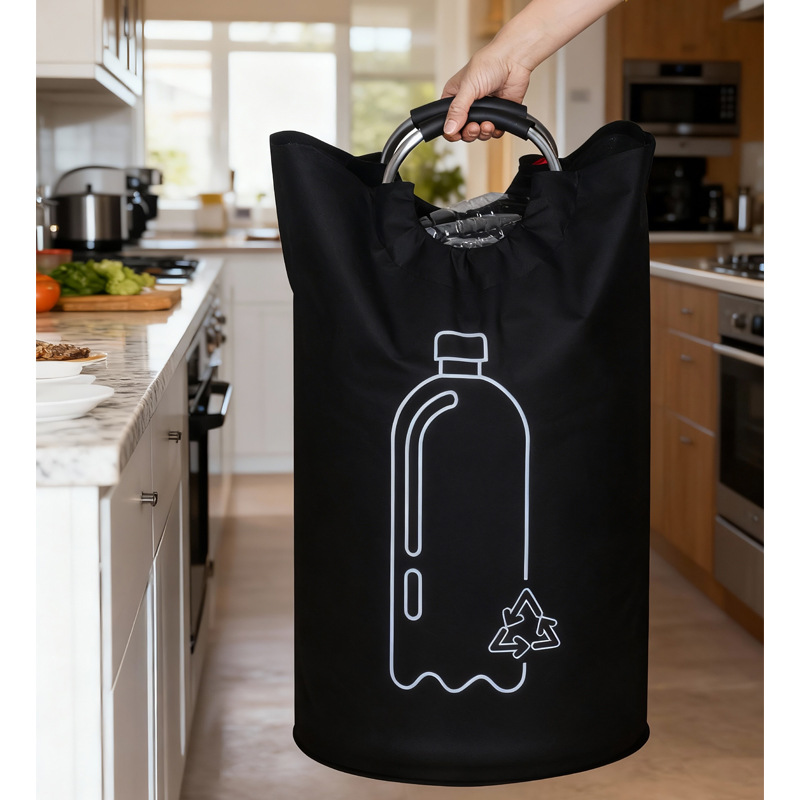 Nuevo transfronterizo plegable cesto de ropa sucia botella de cola reciclaje barril de ropa de gran capacidad bolsa de almacenamiento de juguetes