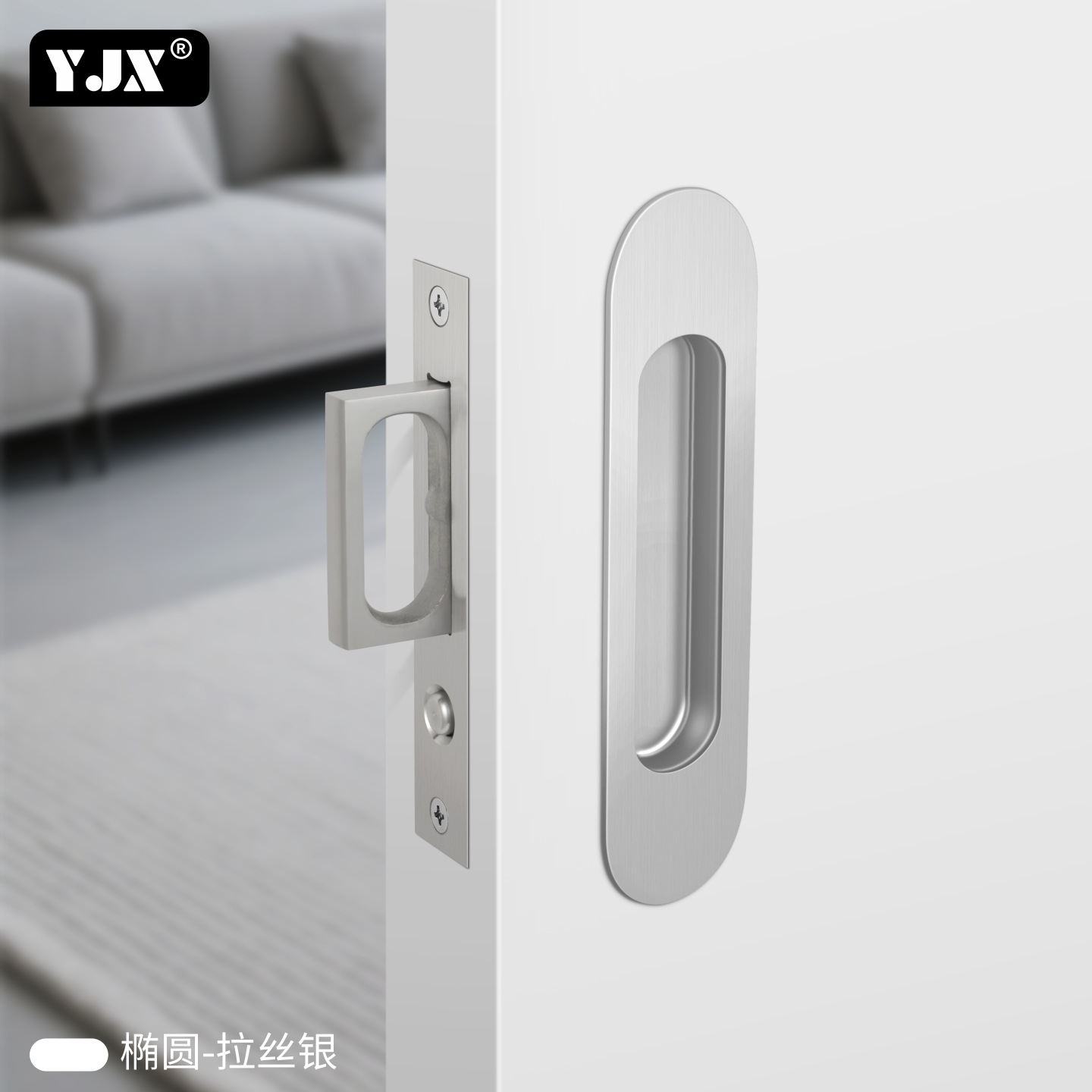 Presione el mango de la puerta de bolsillo enlazada cerradura accesorios de hardware puerta deslizante cerradura corredera puerta escondida perno de puerta invisible image 39