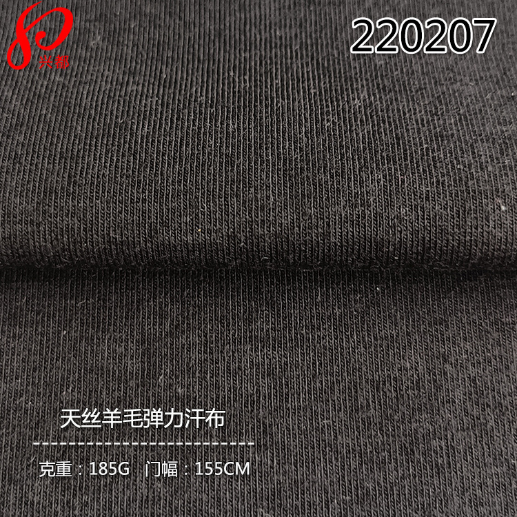 220207天丝羊毛弹力汗布31