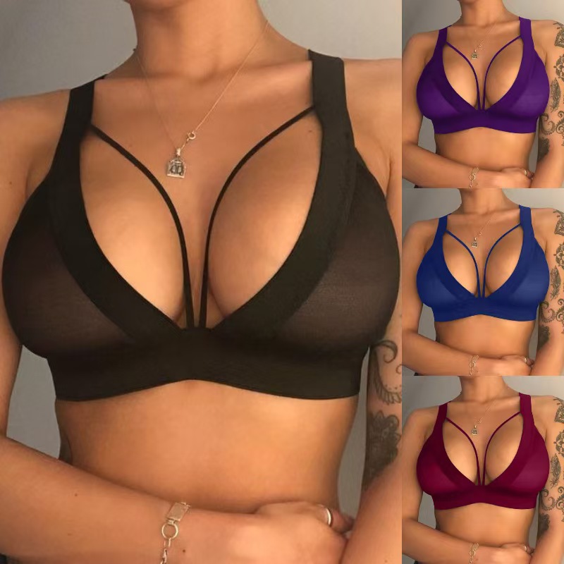 Cross-Border Amazon Foreign Trade Sexy Lingerie Anti-Exposure Vest Sexy Underwear Women's Pajamas Bikini European and American Style