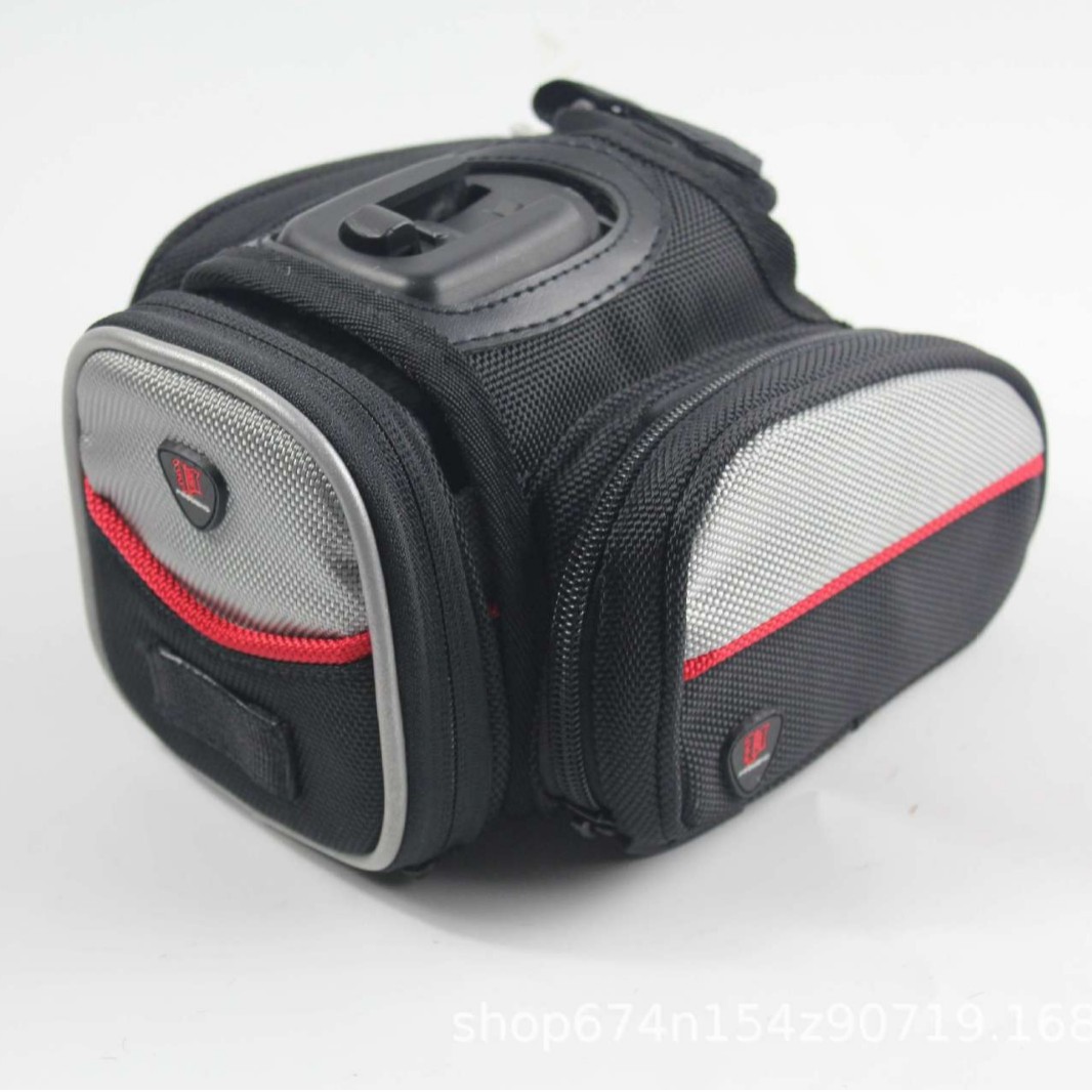 Promend bolsa de bicicleta cojín trasero bolsa de cola con bolsa de expansión bolsa de sillín de gran capacidad bicicleta de montaña equipo de equitación