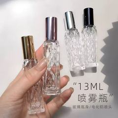 F010-香水詰め替えボトル 空ボトル ガラス製 10/15ml プッシュボトル 容量 トラベル ポータブル スプレーボトル 交換ボトル