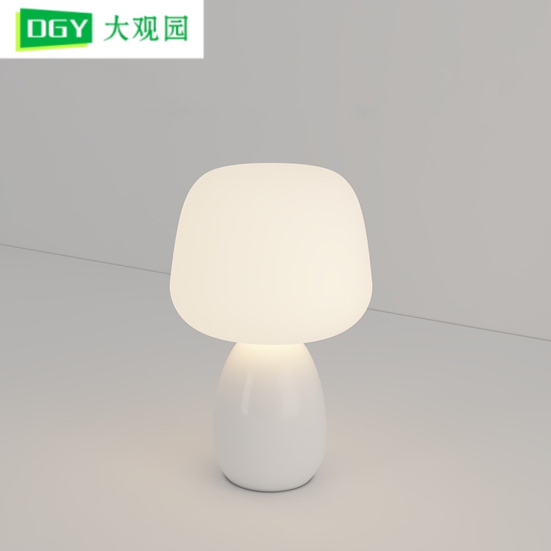 Lámpara de mesa Daguanyuan, lámpara de noche estilo crema, moderna, sencilla, linda, femenina, decorativa, luz nocturna ambiental 179L