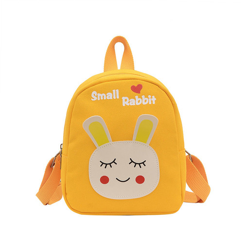 Children's Bags 1-3-5 Years Old Girls Canvas Backpack Cute Cartoon Girl Backpack Baby Kindergarten School Bag