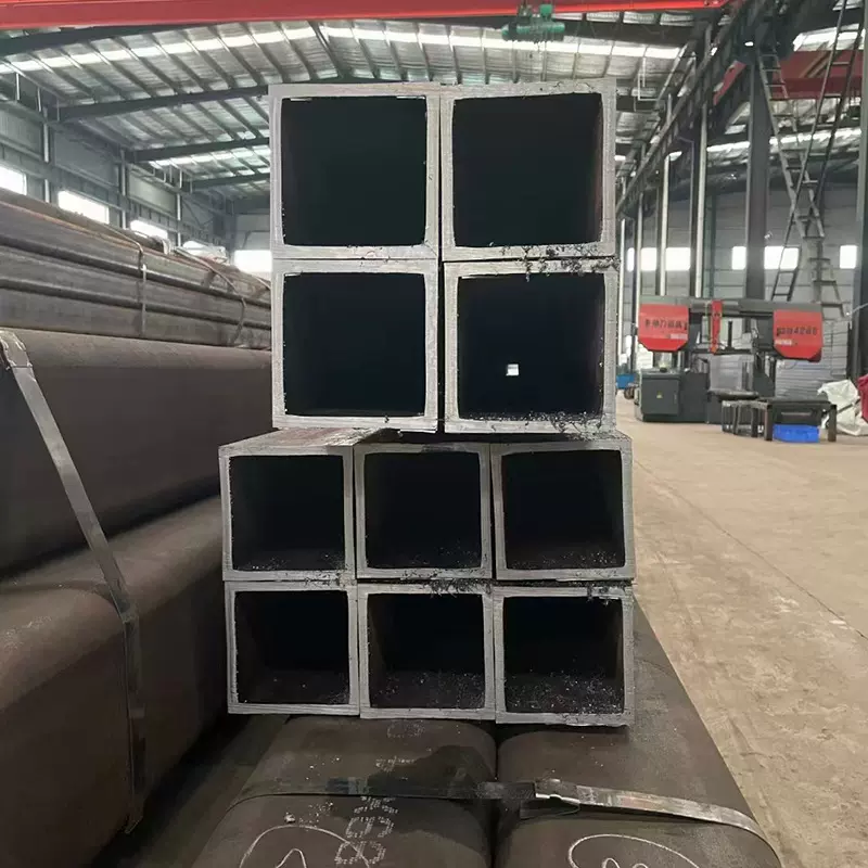 q345b无缝方管厂激光切割加工厚壁热轧直角方管大口径空心矩形管