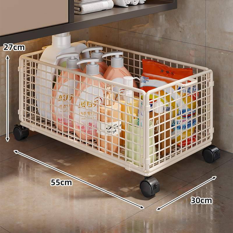 Estante Organizador de Baño de Hierro Móvil