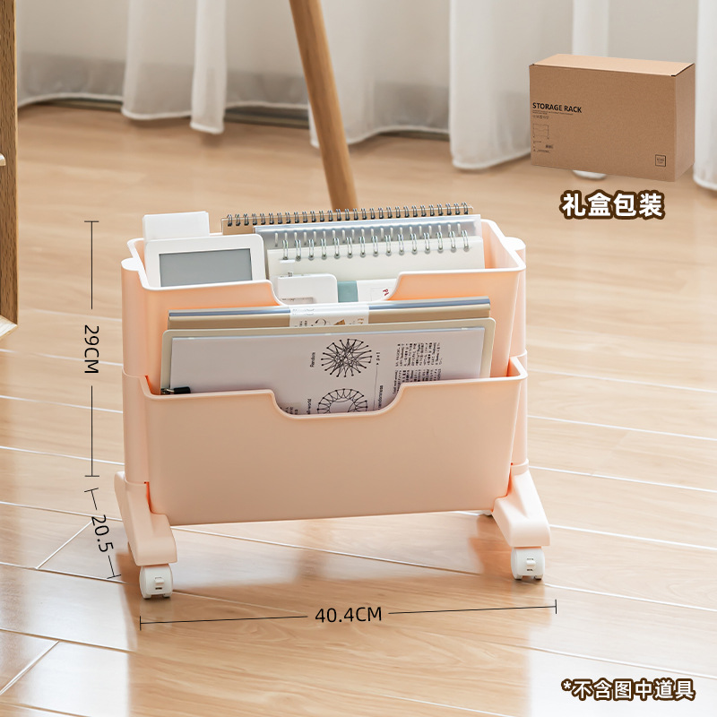 時代良品机の下のカバンの棚は移動可能な本棚の寮に整理してインスタ風を収納します。