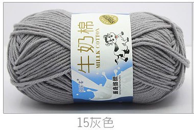 Gray #15*16S*Normal*5*Xinjiang long-staple cotton 80% milk fiber 20%