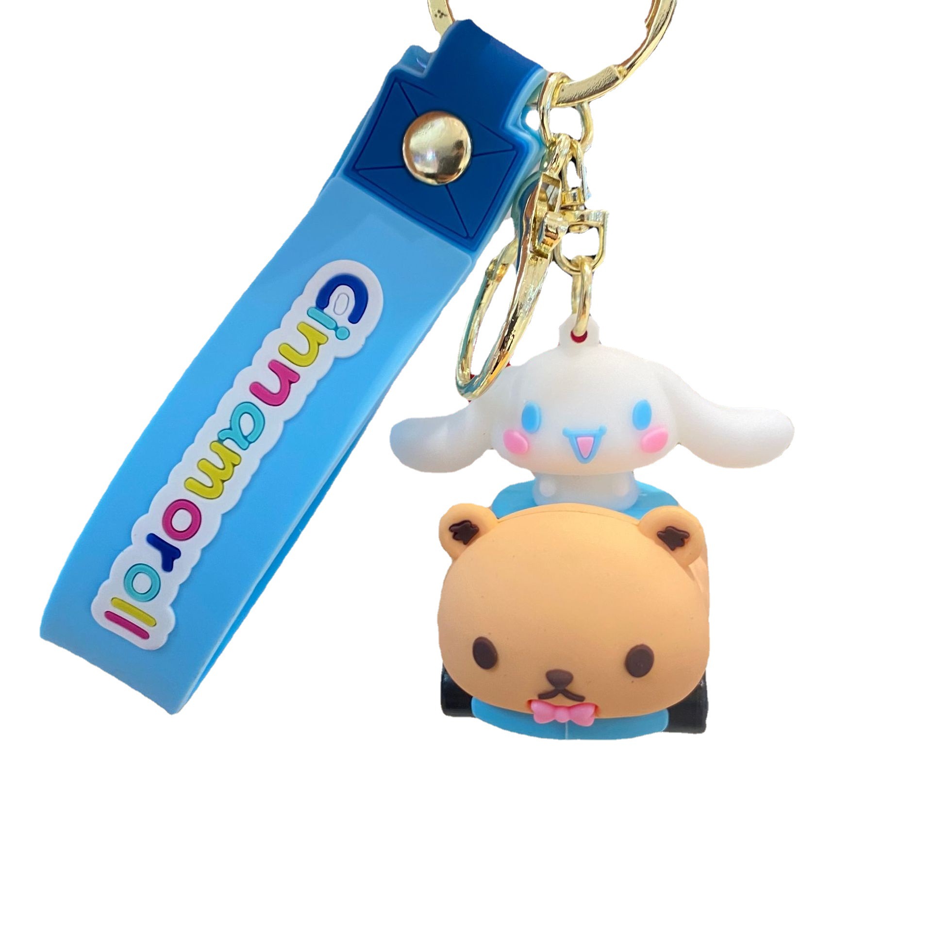 De dibujos animados Sanrio drag little driver muñeca llavero colgante cuatro estrellas coolomi bolsa de accesorios al por mayor