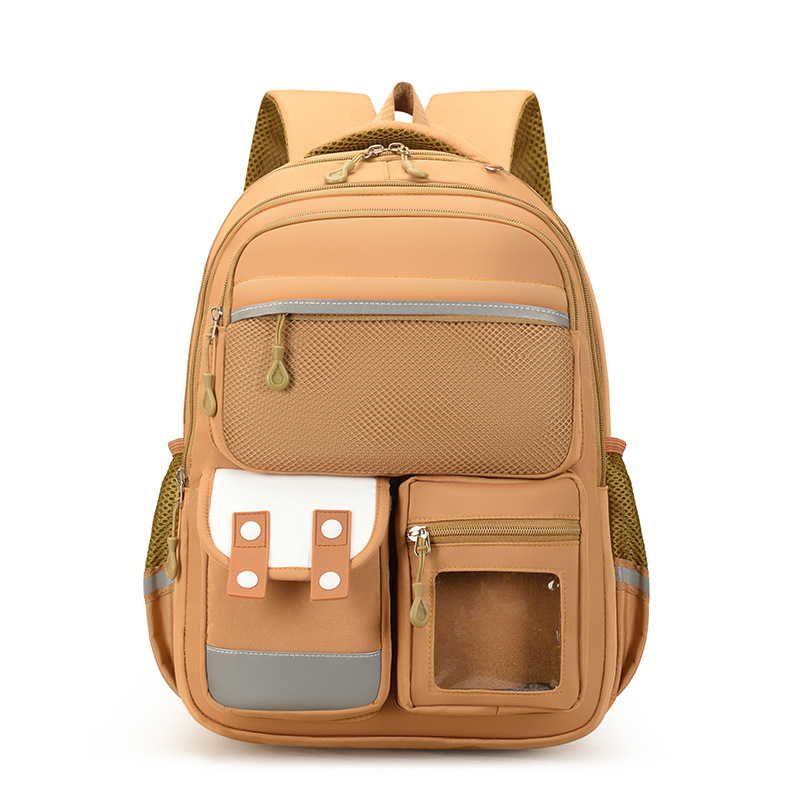 2025 nueva mochila escolar para estudiantes de primaria de grado uno, dos, tres a seis mochilas de gran capacidad para niños y niñas