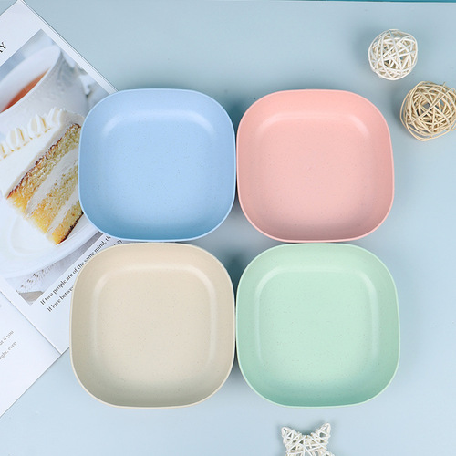 Home deep dish boneless plate food prep plate dining table bone plate waste plate salad bowl snack candy plate