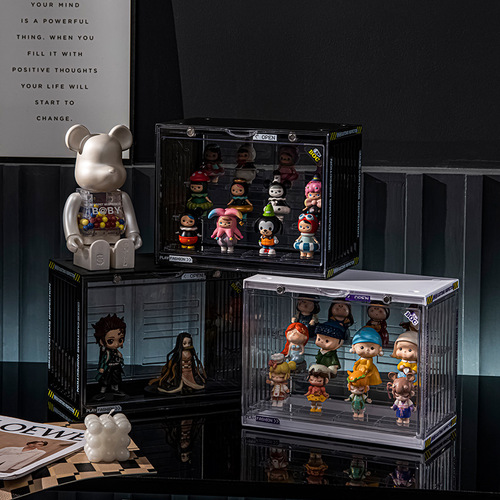 Model hand cabinet cotton doll storage box acrylic display box fully transparent plush doll Xingdailu artifact