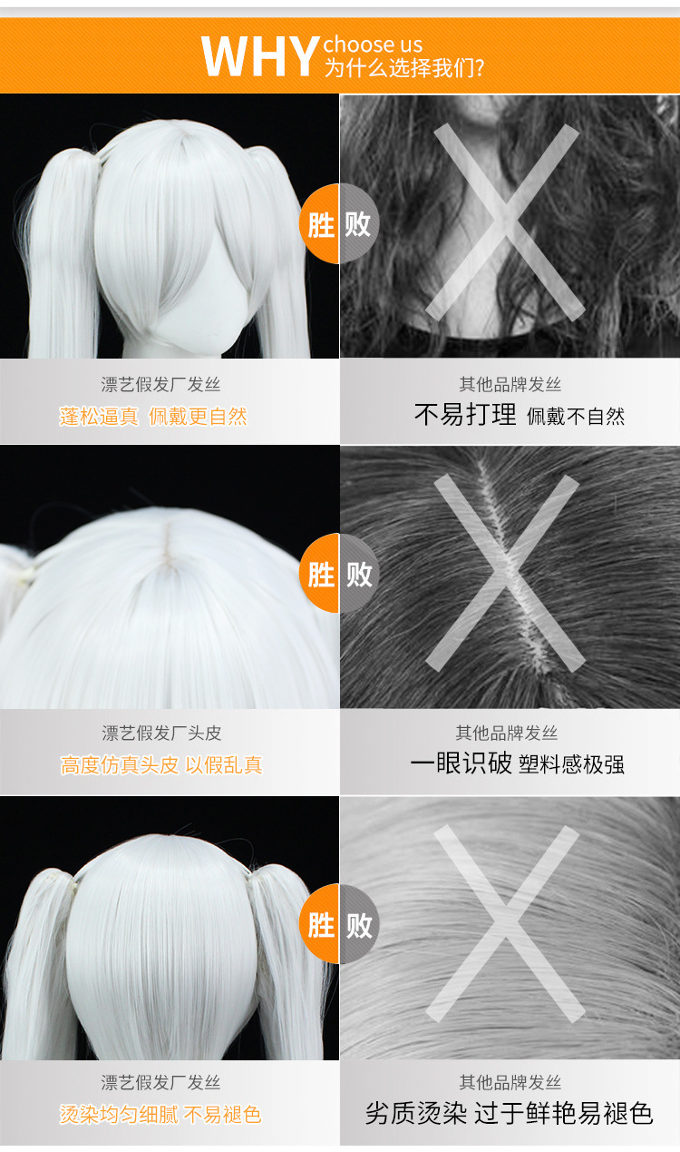 【漂艺】葬送的芙莉莲 cos假发仿真头皮双马尾高温丝假发造型批发-阿里巴巴