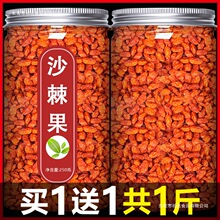 新疆沙棘果干官方旗舰店干果颗粒鲜果油原浆内蒙茶中药材果粉