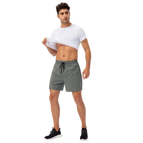Men's summer loose sports pants breathable lining elastic shorts quick-drying fitness casual running shorts 21415