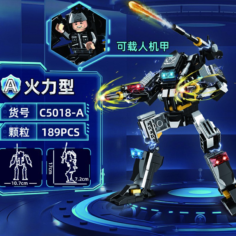 C5018-1 capable de feu habité Mech