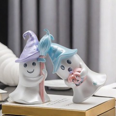 ハロウィーンの幽霊が祝日の庭の装飾品を飾る家庭の客間の樹脂工芸品の幽霊の日の雰囲気卸売り