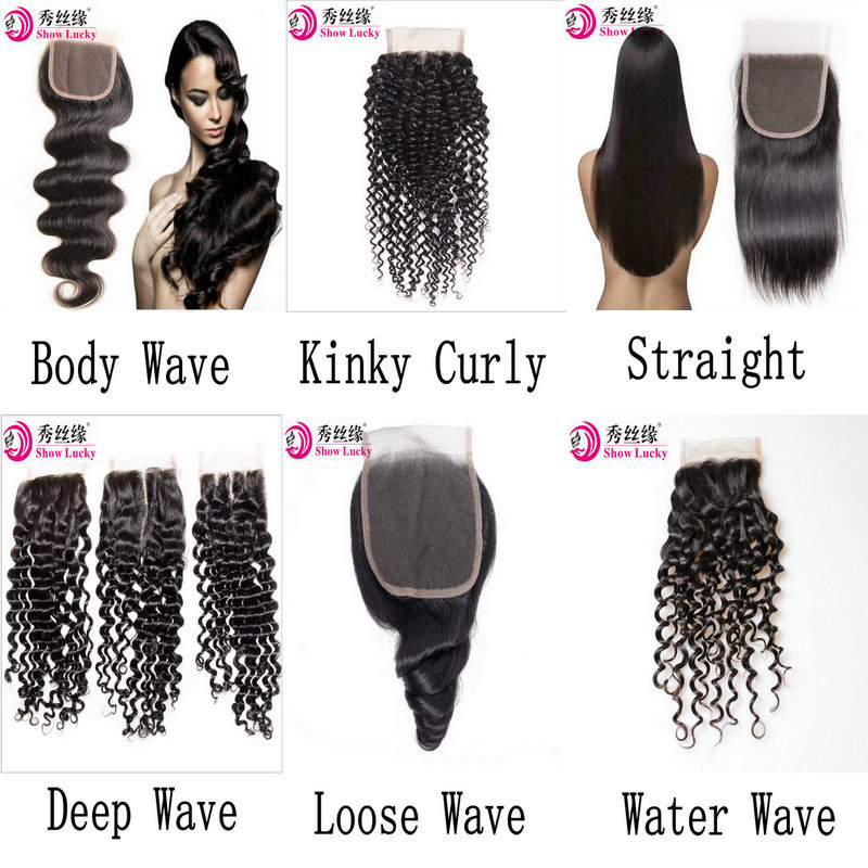 European and American wig foreign trade hair piece real hair lace accessories 4X4 hair piece 4*4 human hair closure