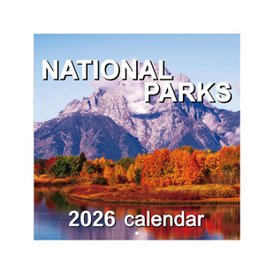 Cross-Border New 2025 Calendar National Park National Park Horse Riding Calendar in Stock